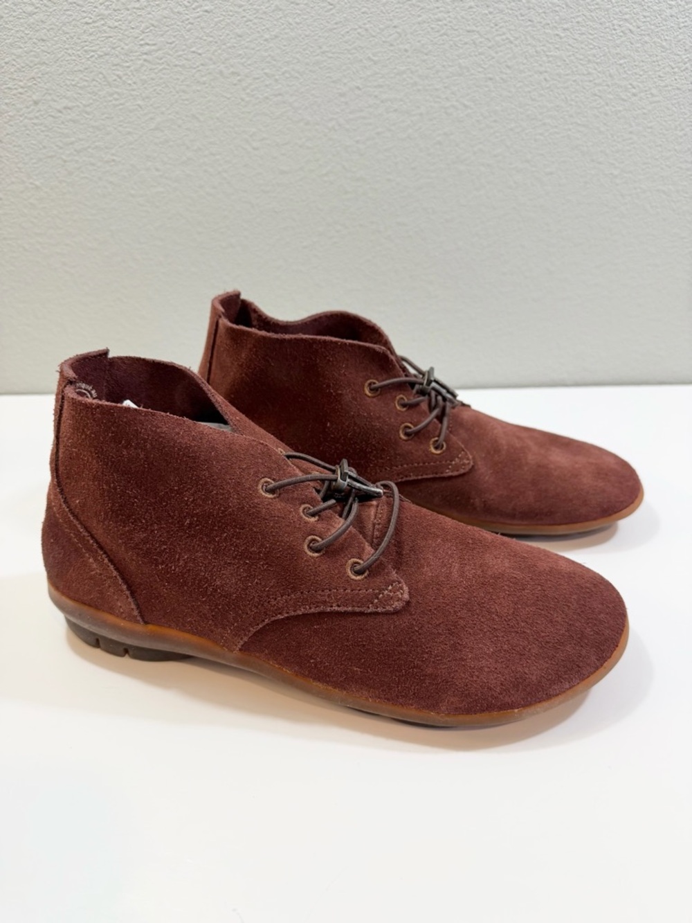 John Fluevog Budapest Chukka Boots Brown Suede Men’s 7 Women’s 9 Earth Angel